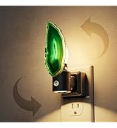 L LOHAS LED Night Light, Night Lights Plug into Wall, Agate Nightlight Rotating, Dimmable Nightli...