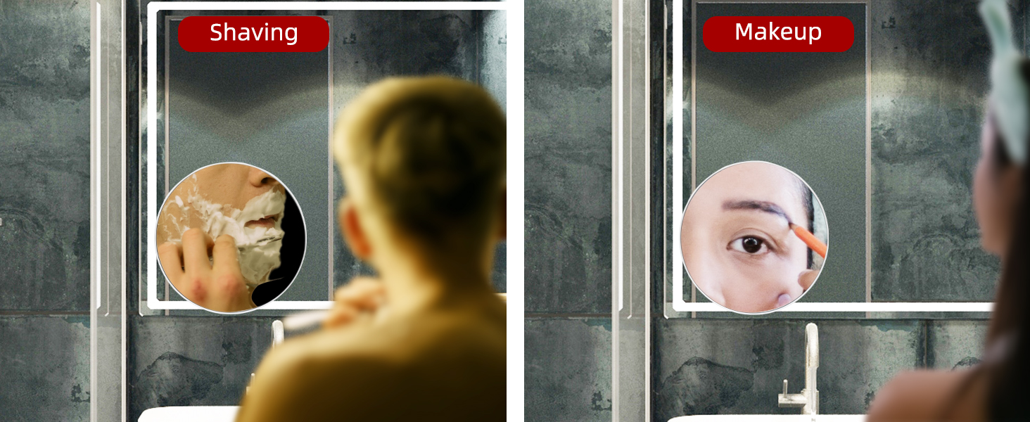 615 magnifying mirror with Tweezers