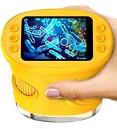 1000X Digital Handheld Microscope for Kids with 2.0" IPS Screen, Outdoor Toys Portable STEM Scien...