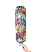 TOGETRUE Plastic Bag Holder, Wall Mount Plastic Bag Organizer Dispenser, Heavy Duty Grocery Bag S...
