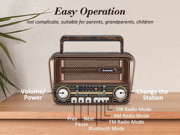 Easy operation