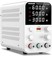 DC Power Supply Variable, Bench Power Supply with Encoder Adjustment Knob, Output Enable/Disable ...