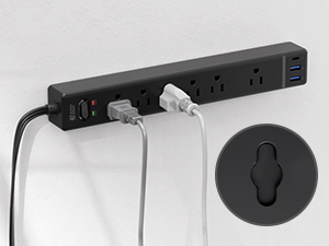 flat wall plug extension cords