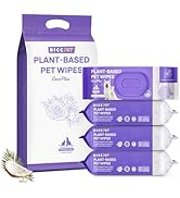 HICC PET Cleaning Deodorizing Wipes for Dogs & Cats, Vet Recommended Nourishes Smoothes Fur Groom...