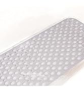 Bath Mat for Tub, 30 x 17 inch Non Slip Bathtub Mat Machine Washable Shower Mat with Suction Cups...