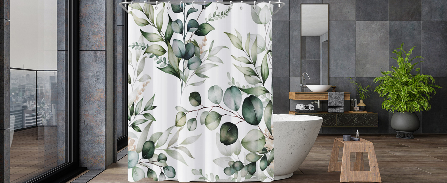 fabric shower curtains