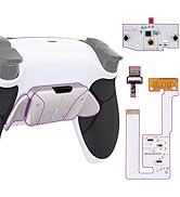 eXtremeRate Real Metal Buttons RMB RISE4 V3 Remap Kit for PS5 Controller BDM-030 040 050, Redesig...