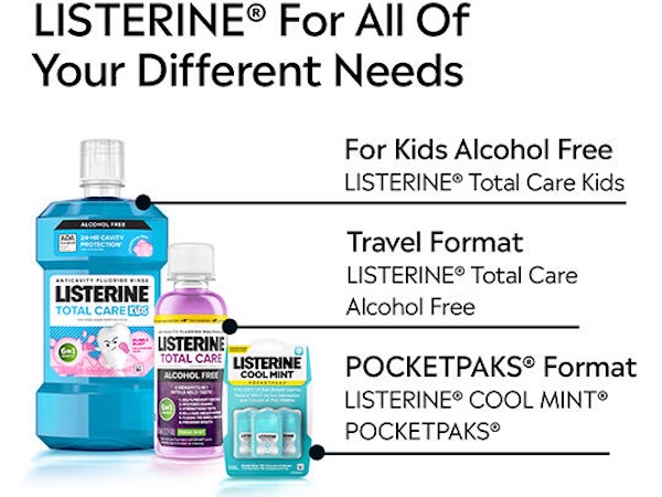 Listerine for all of your different needs