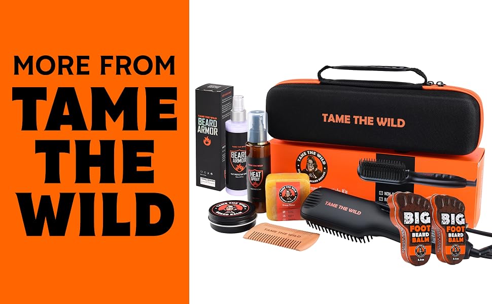 Tame The Wild Pro Beard Straightener for Men