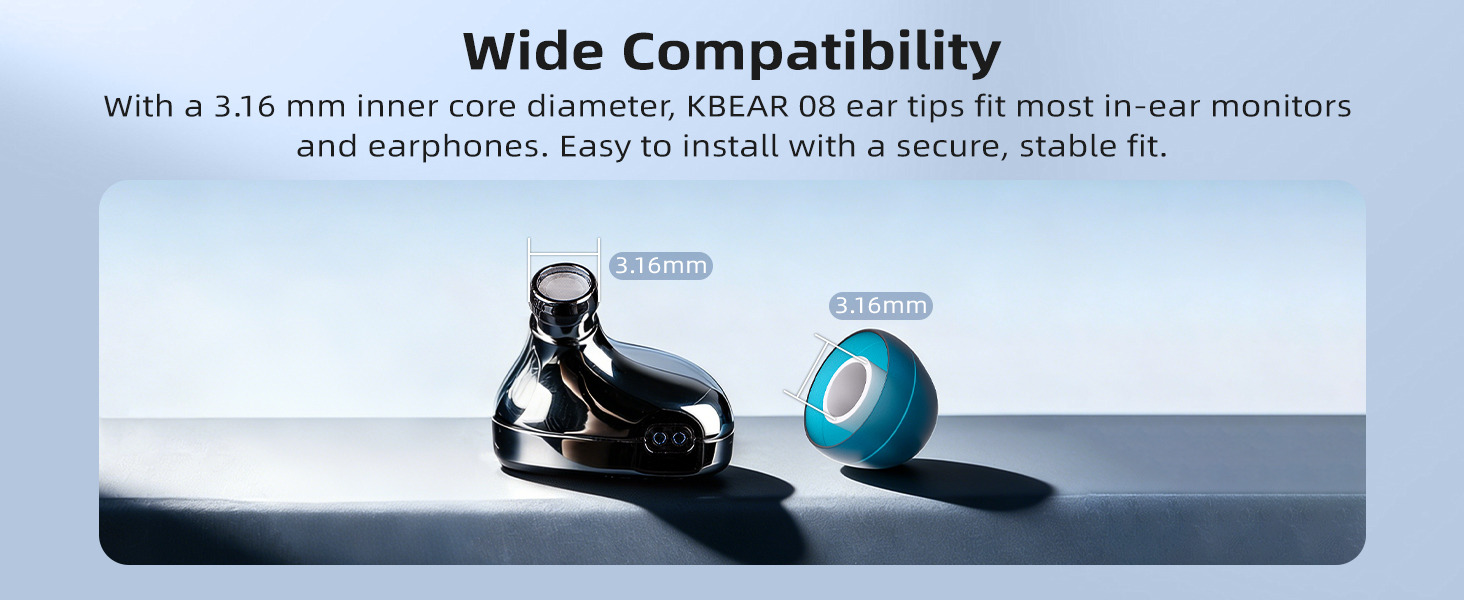 wide compatibility ear tips