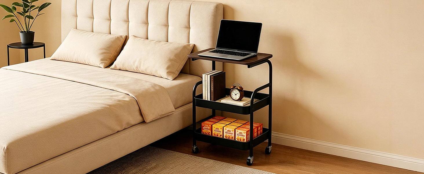 bedside cart for baby essentials