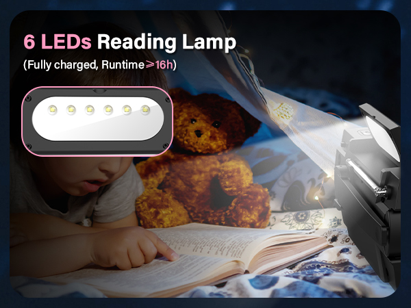 radio emergency reading light