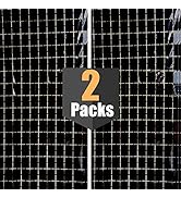 Black Backdrop Party Decoration Metallic Square Black Foil Fringe Curtain Photo Booth Props for H...