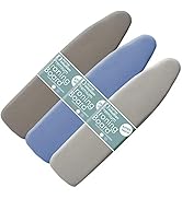 Home Intuition Iron Scorch Resistant Ironing Board Cover and Pad, 15x54, Standard Size Coated Thi...