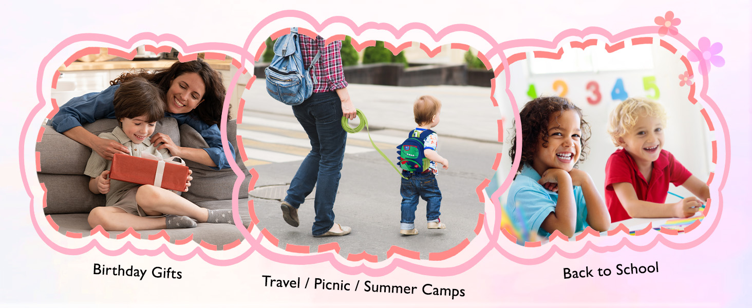 boys girls birthday gifts toddler bag for preschool daycare travel picnic summer camping