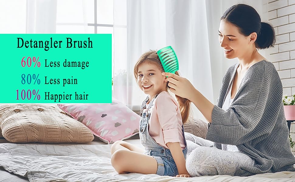 Detangling Brush Boar Bristles Hair Brush