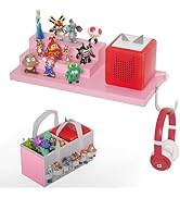 for Tonie Shelf Magnetic - Wooden Tonies Organizer with Carrying Bag, 3 Tiered Magnetic Display S...