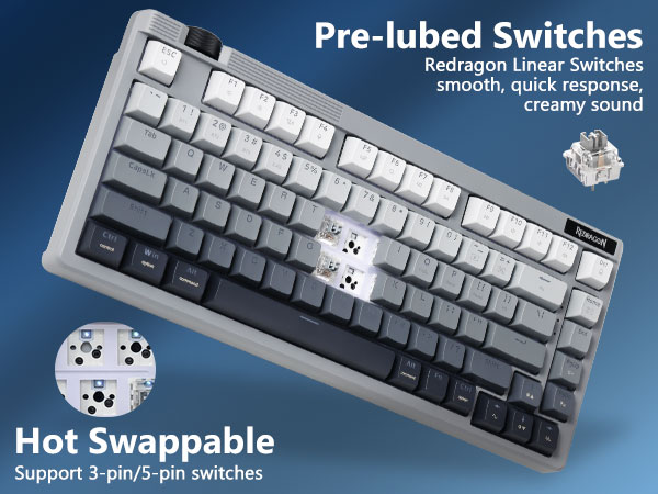 Tri-mode keyboard
