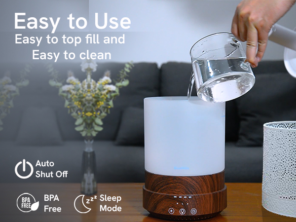 noise fan differser lamps burners indoor portable vaporizer humidifier liquid defusers sound