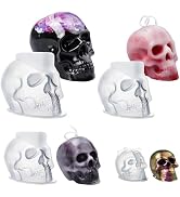 LET'S RESIN 3D Skull Resin Molds, 4 Size Silicone Mold Set for Epoxy Resin | for Candle Wax, Soap...