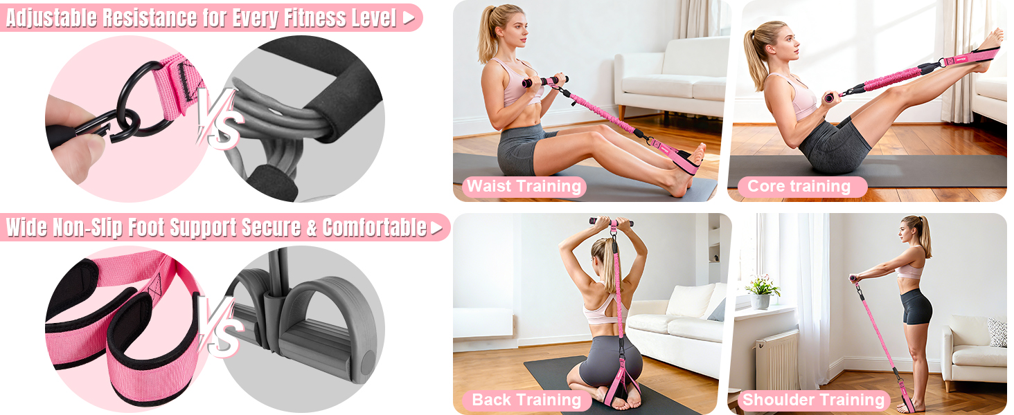foot pedal resistance band