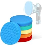 5Pcs 6Inch Buffing Sponge Pads,Foam Polishing Pad for 6 Inch 150mm Backing Plate Compound,Sponge ...