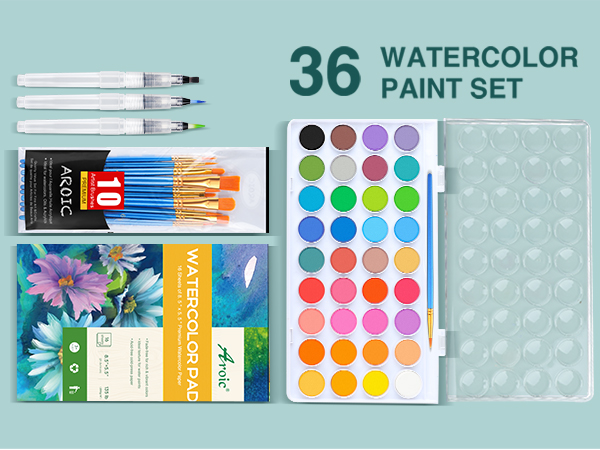Watercolor Paint Set