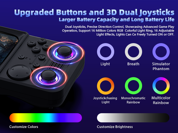 retro handheld game console gaming video consoles stick retroid pocket games hand held gameboy