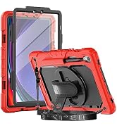 Herize Case for Galaxy Tab S9/S9 FE 5G with Screen Protector for Kids Girls | Shockproof Rugged P...