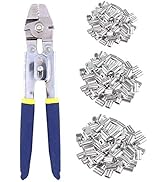 TooTaci Wire Rope Cable Crimping Tool, Wire Rope Swaging Tool with Cutting Function, Cable Crimpe...