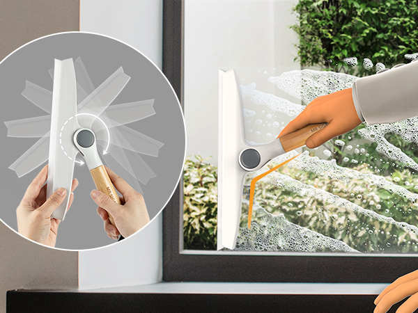 Squeegee Free Rotating
