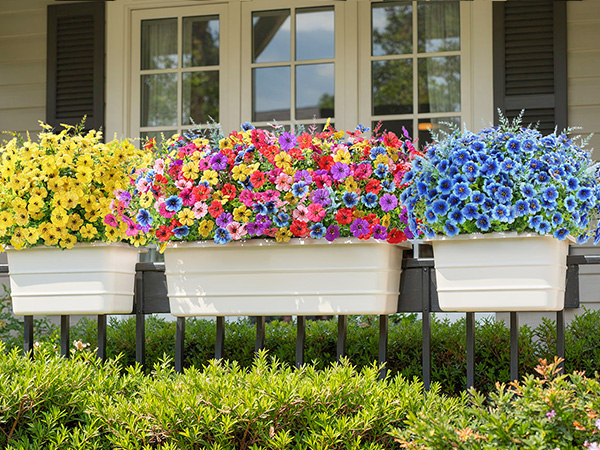 artificial flowers for outdoors