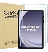 ProCase 2 Pack Screen Protector for Galaxy Tab A9 Plus 11 Inch 2023, HD Tempered Glass 9H Film Gu...