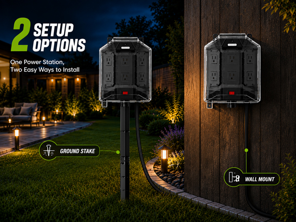 outdoor timer for lights
