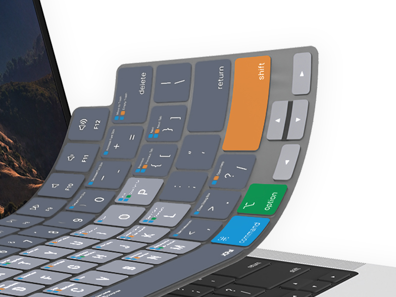 Verskin MacOS Shortcut Keyboard Protector for MacBook Pro/Air/Neo