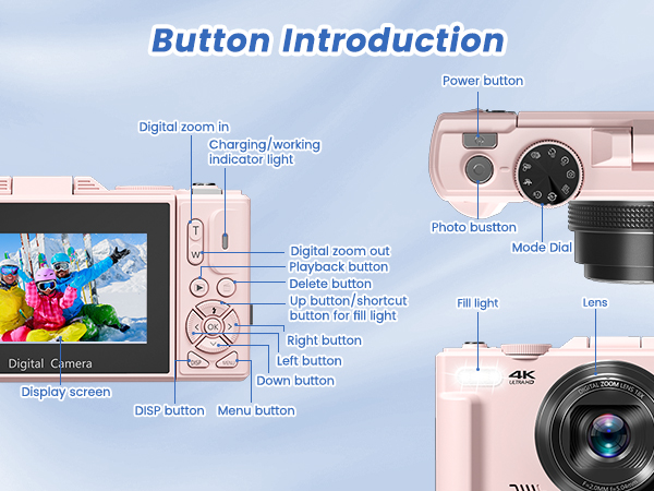 digital camera with flash