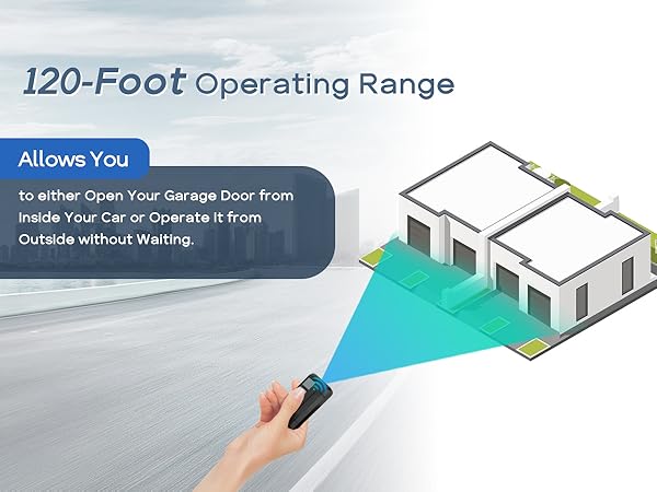 894LT 4-Button Garage Door Opener Learning Remote Control