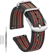 TACTICAL FROG 20mm 22mm Watch Band Military Watch Straps Replacement Nylon Watch Strap for Men Wo...