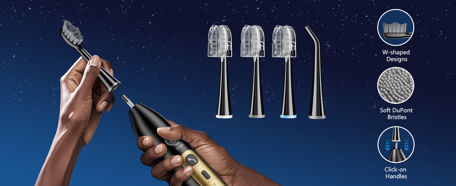 toothbrush and water flosser combo