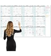 Large Dry Erase Calendar for Wall – Yearly Wall Calendar Dry Erase, 58