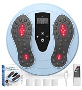 Cordless Foot TENS EMS Stimulator Rechargeable Foot Massage Machine | 10 modes, 20 adjustable int...