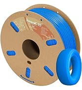 DURAMIC 3D TPU Filament 1.75mm Electric Blue, TPU Flexible Filament 95A, Soft TPU 3D Printing Fil...