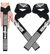 BEAST RAGE Weight Lifting Straps Fitness Padded Wrist Support Gel Advanced Grips Dumbbell Bar Wra...