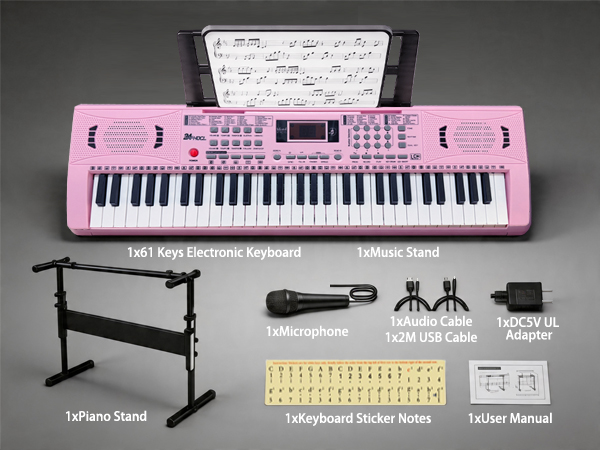 pink piano