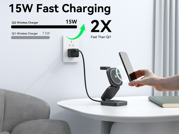 3 IN 1 WIRELESS CHARGING