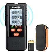 Proster EMF Meter, 3in1 Digital Electromagnetic Field Radiation Detector for EF RF MF,5G Cell Tow...
