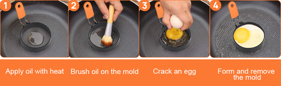 How to Use the Egg Molds for Cooking?