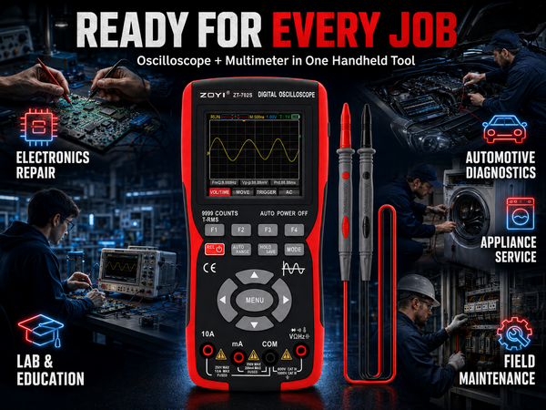 ZT-702S 2 IN 1 OSCILLOSCOPE MULTIMETER