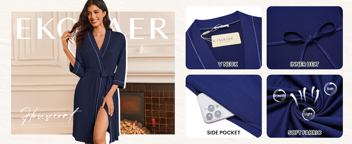 Ekouaer Robes for Women