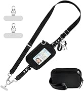 Tiostep Clip and Go Strap for Phone with Wallet Crossbody Phone Lanyard Adjustable and Detachable...